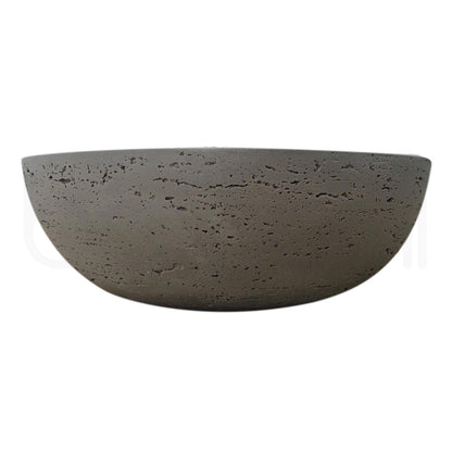 Baiachi Travertine Concrete Bathroom Counter Top Basin Ankara Charcoal