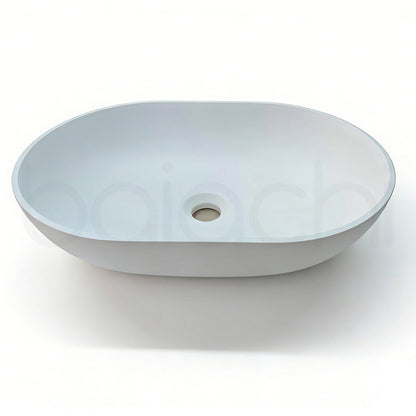 Baiachi Travertine Concrete Bathroom Counter Top Basin Tivoli Natural White