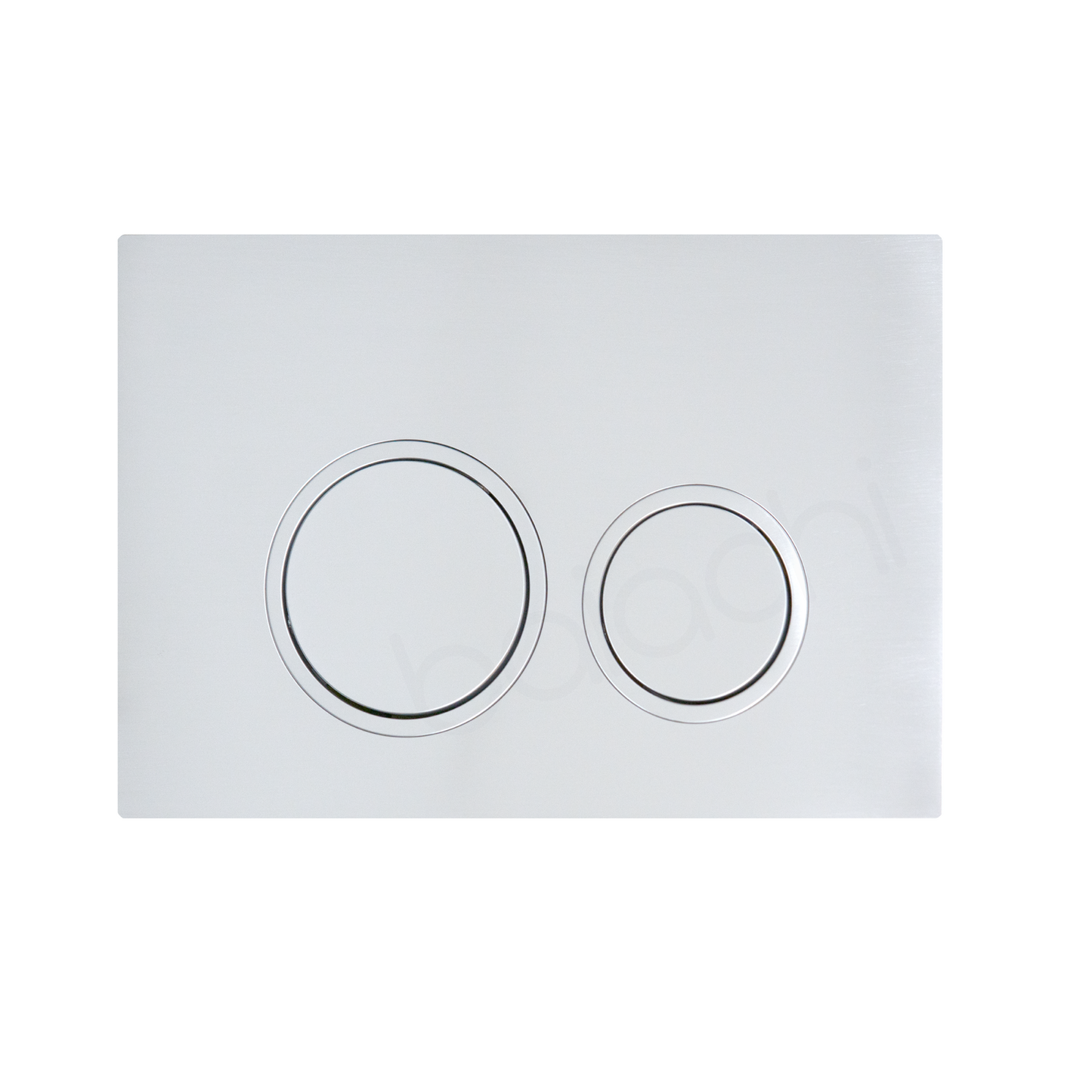 Baiachi Habana Tornado Rimless Quiet Flush In Wall Toilet Suite with Round Chrome Flushing Buttons