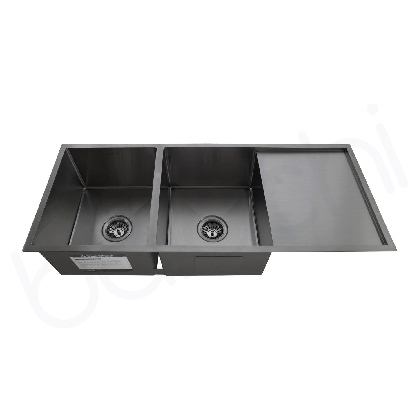 1110X440 Handmade Laundry Kitchen Sink Top/Under Mount Gun Metal FACTORY SECOND