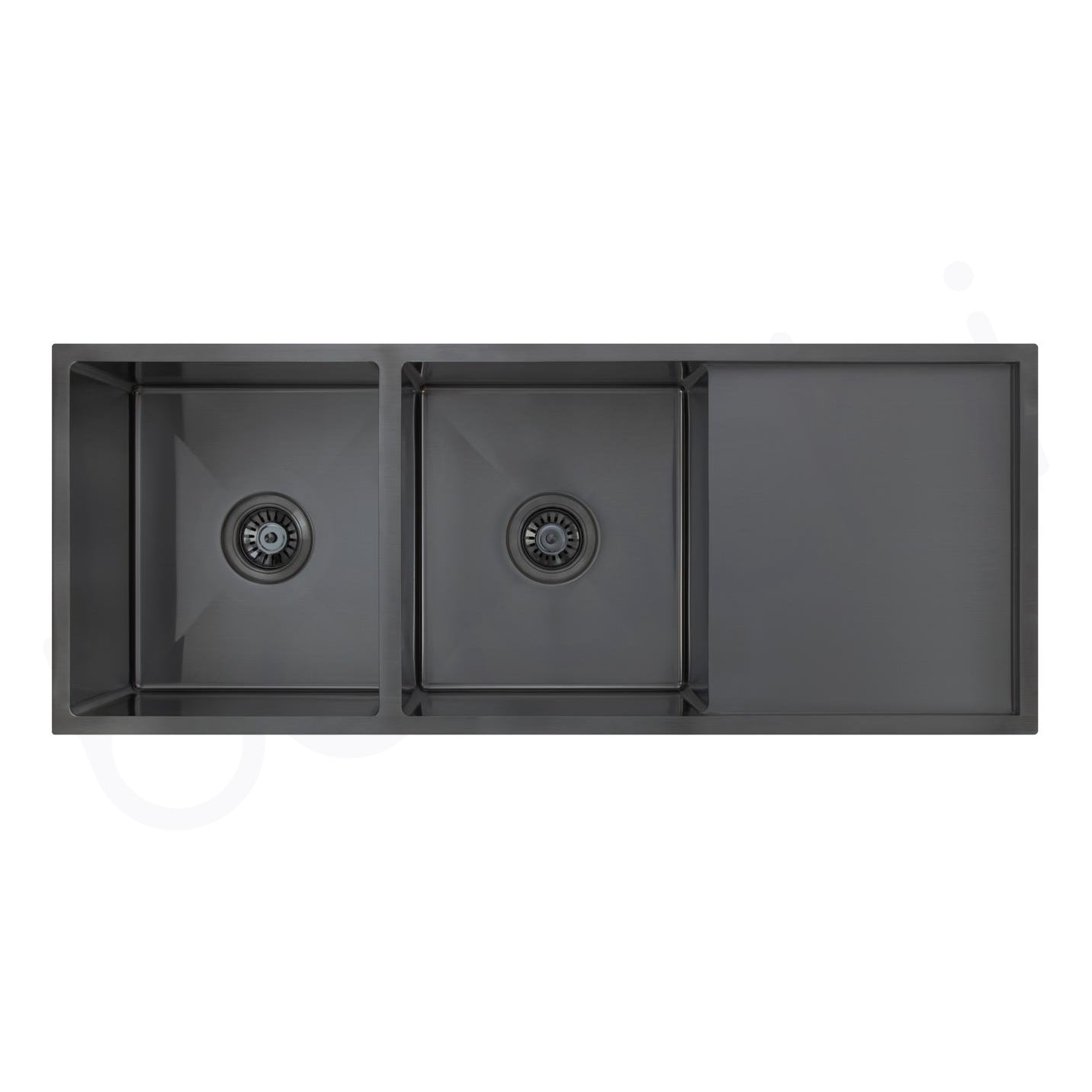 1110X440 Handmade Laundry Kitchen Sink Top/Under Mount Gun Metal FACTORY SECOND