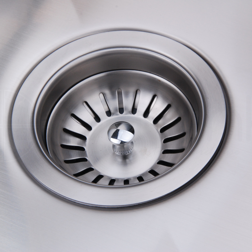 Baiachi 1120x450 Handmade Kitchen Stainless Steel Sink Double Bowl Drainer Top Undermount