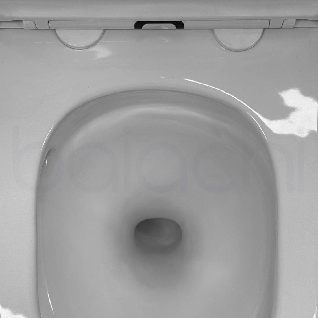 Habana Tornado Rimless Quiet Flush In Wall Toilet Suite with Round Stainless Steel Antique Bronze Flushing Buttons