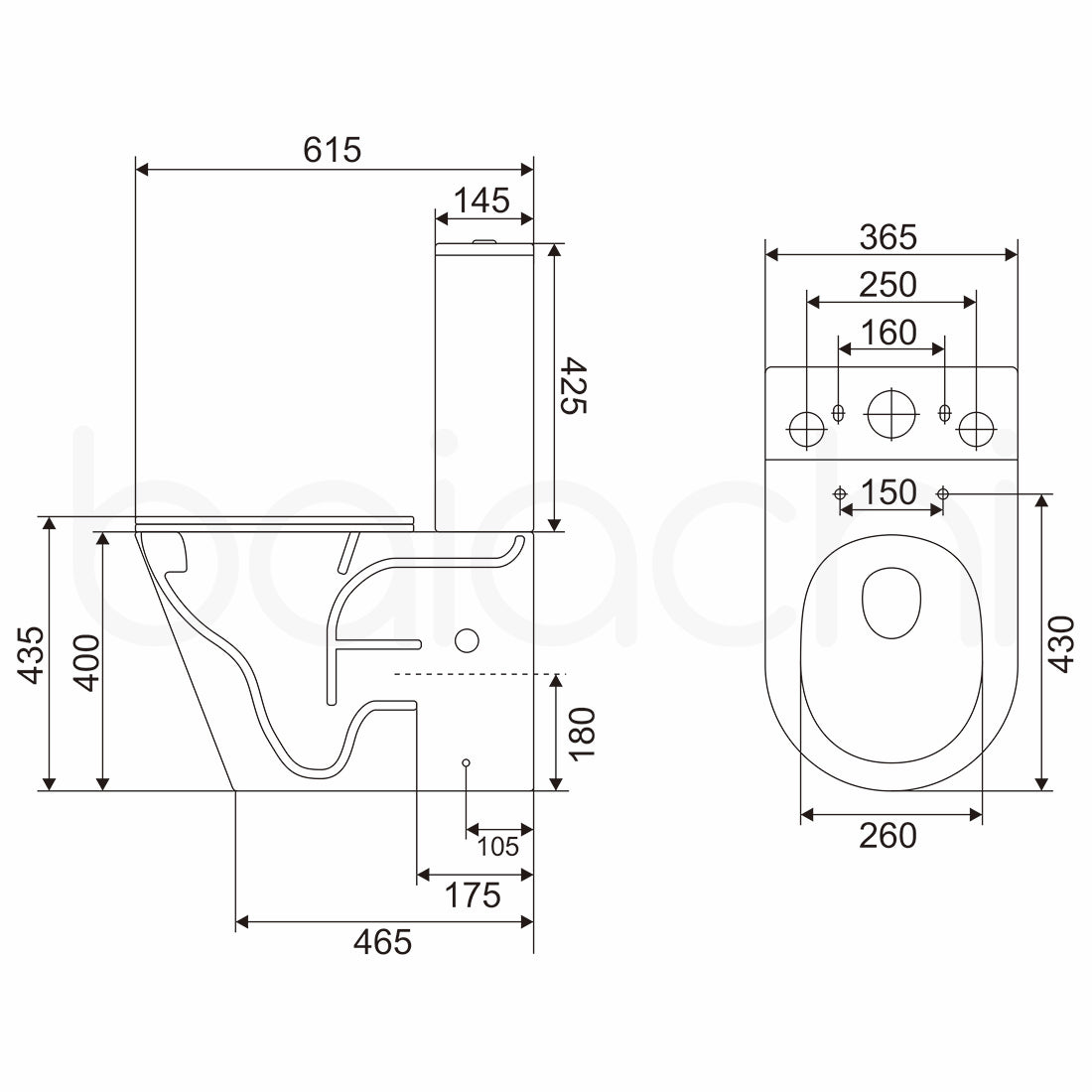 Baiachi Involution Tornado Toilet Suite