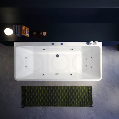 Baiachi Cubi 1700 Freestanding 10 Jet Spa Bath