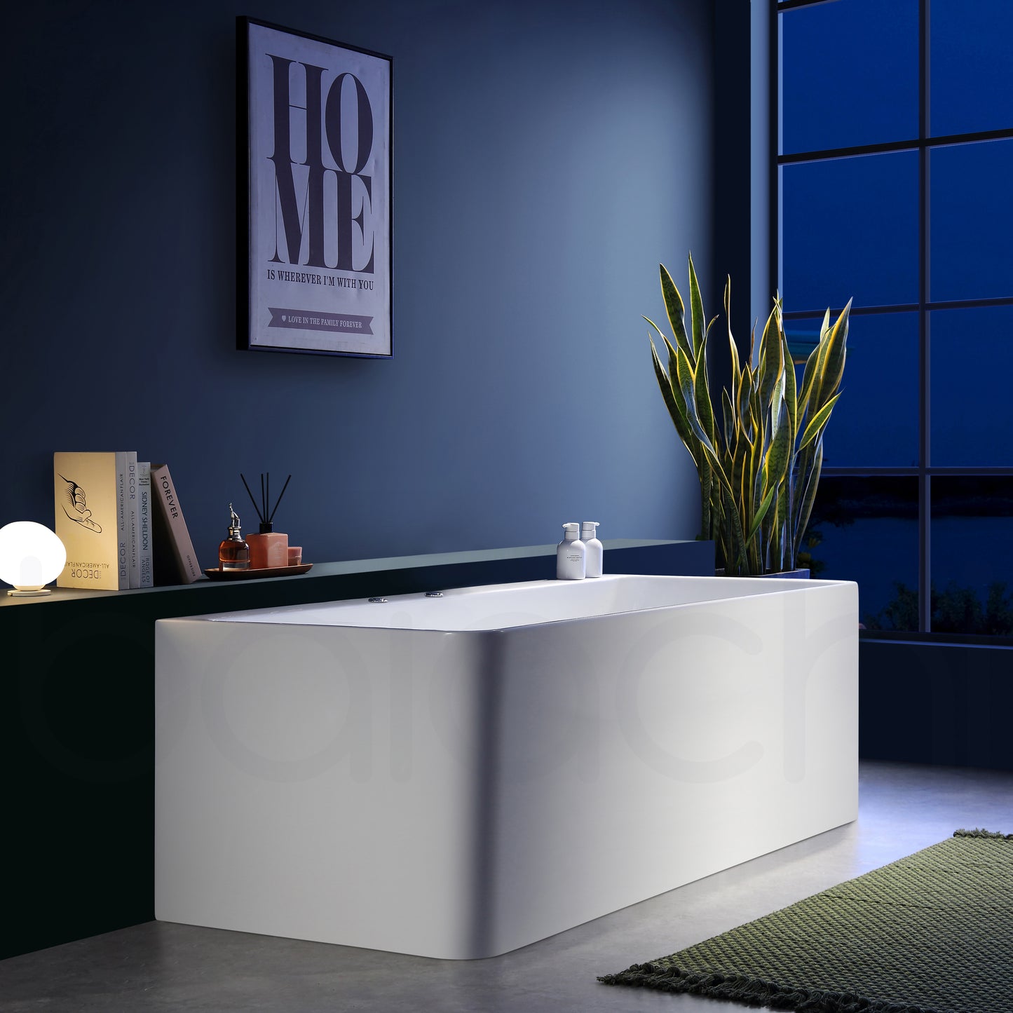 Baiachi Cubi 1700 Freestanding 10 Jet Spa Bath