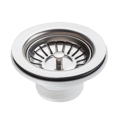 Baiachi 845X455X255mm Butler Farmhouse Fireclay Kitchen Laundry Sink Stainless Steel Waste
