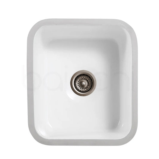 Baiachi Ceramic Kitchen and Laundry Sink Undermount Antique Bronze Waste