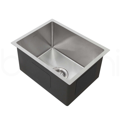 Baiachi 350x450 Handmade Kitchen and Laundry Stainless Steel Sink Single Bowl Top Undermount