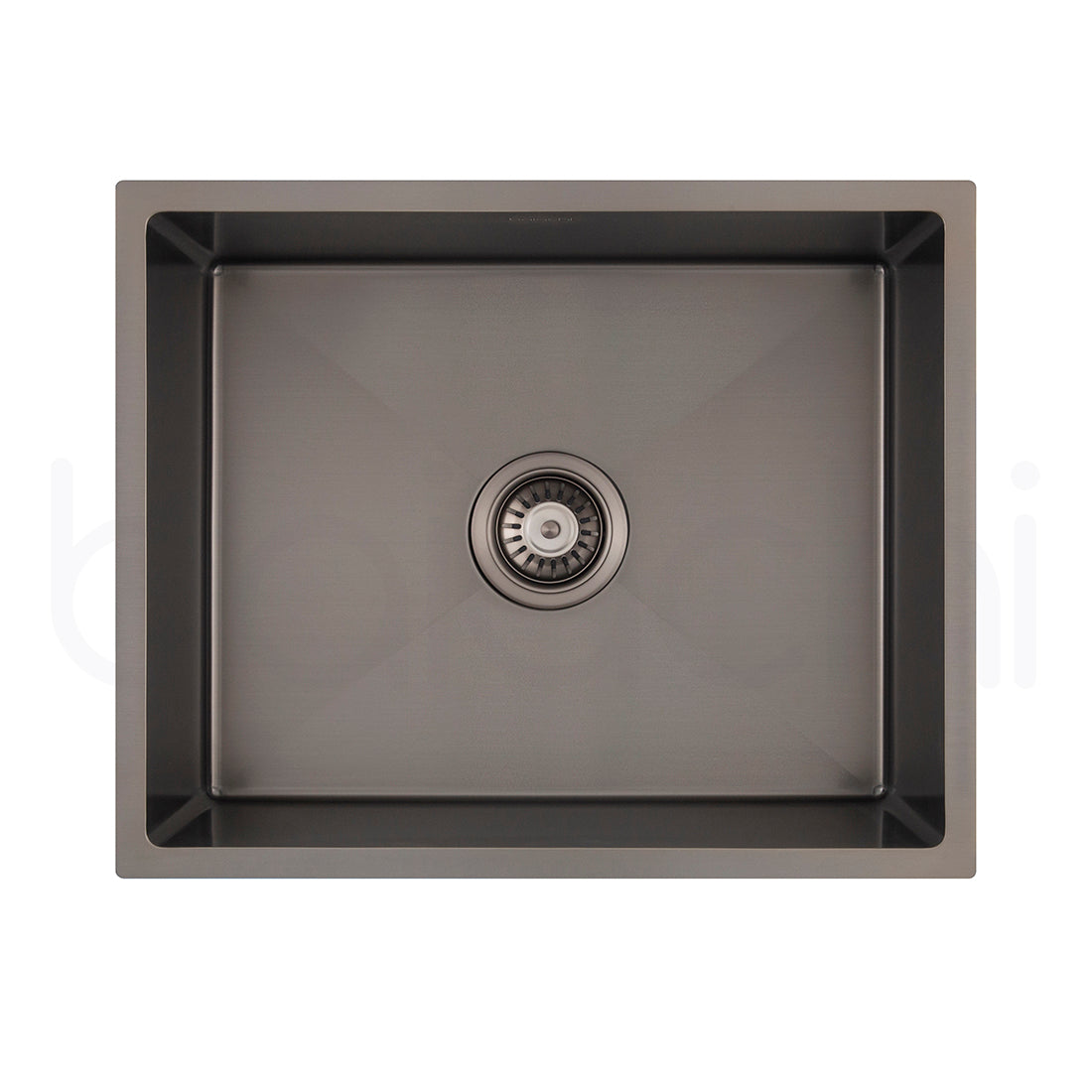 Baiachi 550x450 Handmade Kitchen and Laundry Stainless Steel Sink Single Bowl Top Undermount Antique Bronze