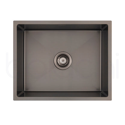 Baiachi 550x450 Handmade Kitchen and Laundry Stainless Steel Sink Single Bowl Top Undermount Antique Bronze