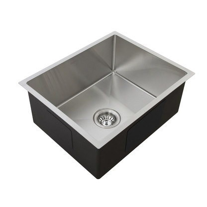 Baiachi 550x450 Handmade Kitchen and Laundry Stainless Steel Sink Single Bowl Top Undermount