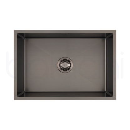 Baiachi 640X440mm Handmade Laundry Kitchen Sink Top/Under Mount Antique Brass