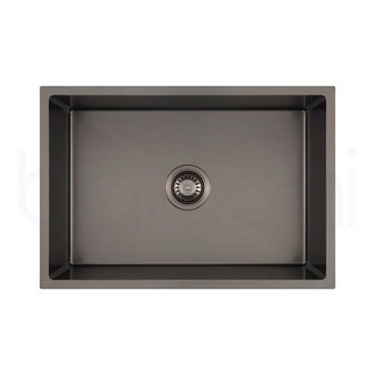 Baiachi 650x450 Handmade Kitchen and Laundry Stainless Steel Sink Single Bowl Top Undermount Antique Bronze