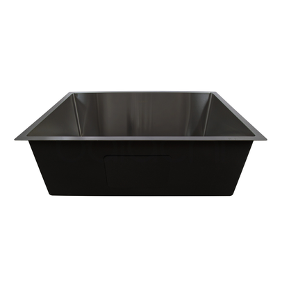 Baiachi 650x450 Handmade Kitchen and Laundry Stainless Steel Sink Single Bowl Top Undermount Gun Metal