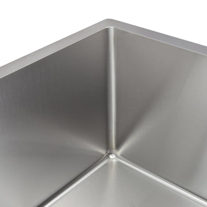 Baiachi 650x450 Handmade Kitchen and Laundry Stainless Steel Sink Single Bowl Top Undermount