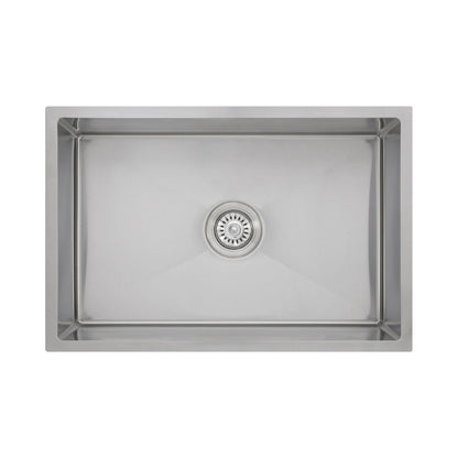 Baiachi 650x450 Handmade Kitchen and Laundry Stainless Steel Sink Single Bowl Top Undermount