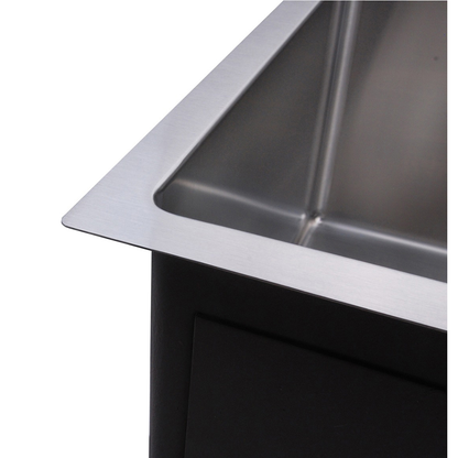Baiachi 750x450 Handmade Kitchen Stainless Steel Sink Single Bowl Drainer Top Undermount