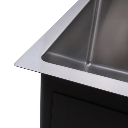 Baiachi 770x450 Handmade Kitchen and Laundry Stainless Steel Sink Double Bowl Top Undermount