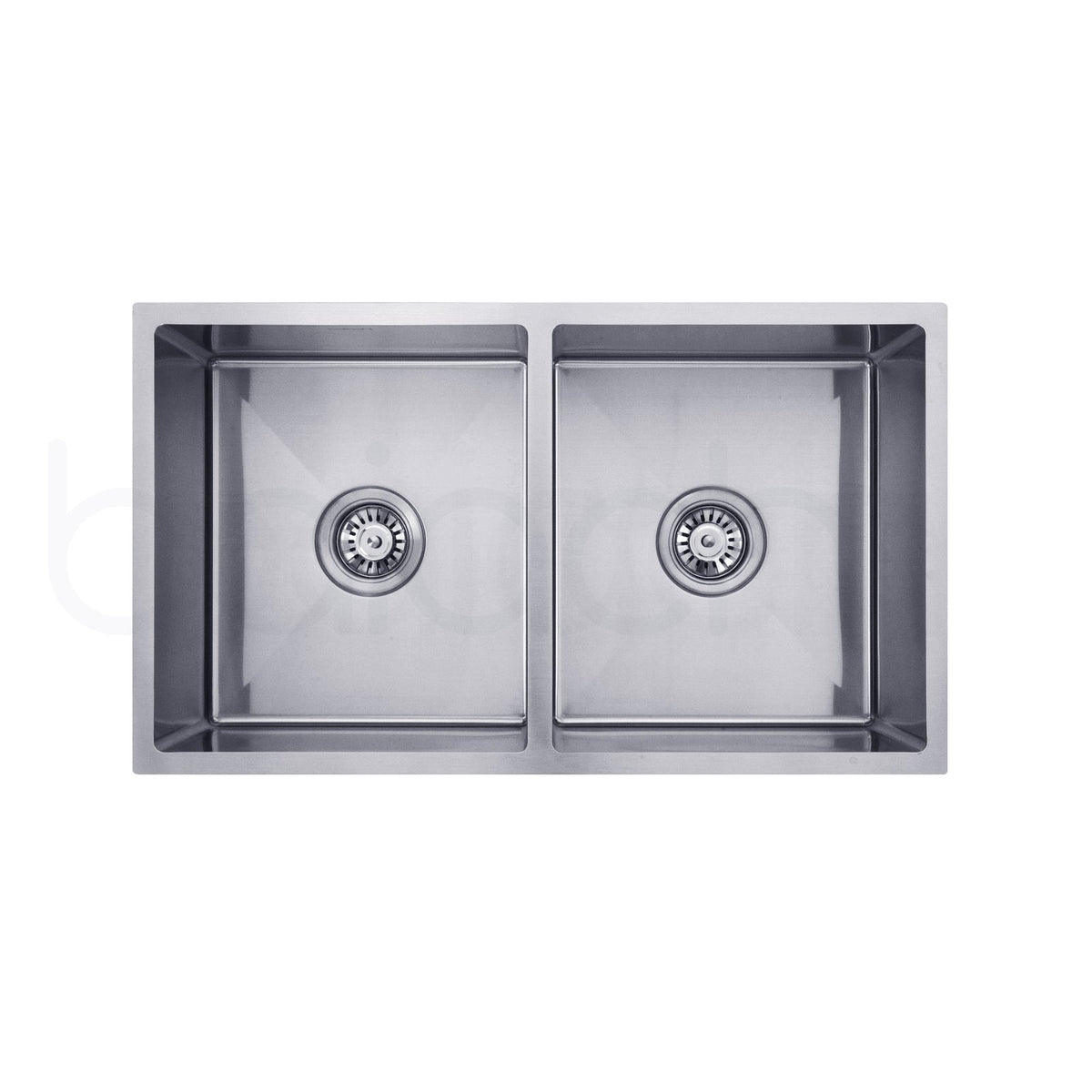 Baiachi 770x450 Handmade Kitchen and Laundry Stainless Steel Sink Double Bowl Top Undermount