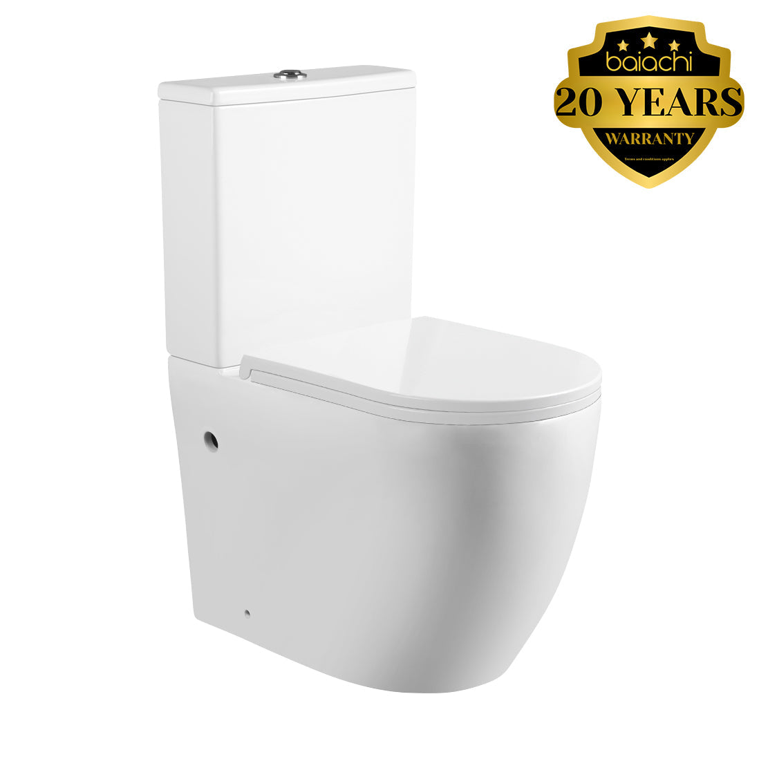 Baiachi Vortex Rimless Tornado Toilet Suite