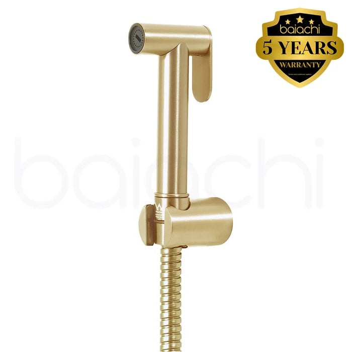 Baiachi Shattaf Toilet Shower Bidet Sprayer Stainless Steel 304 Brushed Gold
