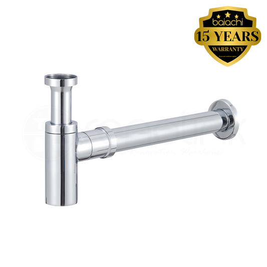 Moreton Round Brass Bottle Trap 40mm Chrome