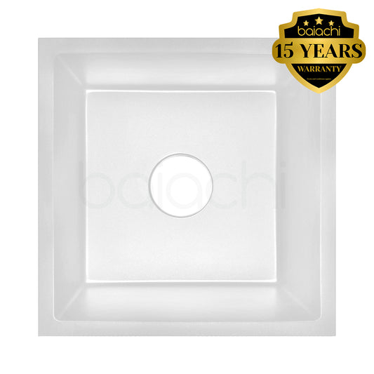 Baiachi Single Bowl Granite Kitchen Sink White