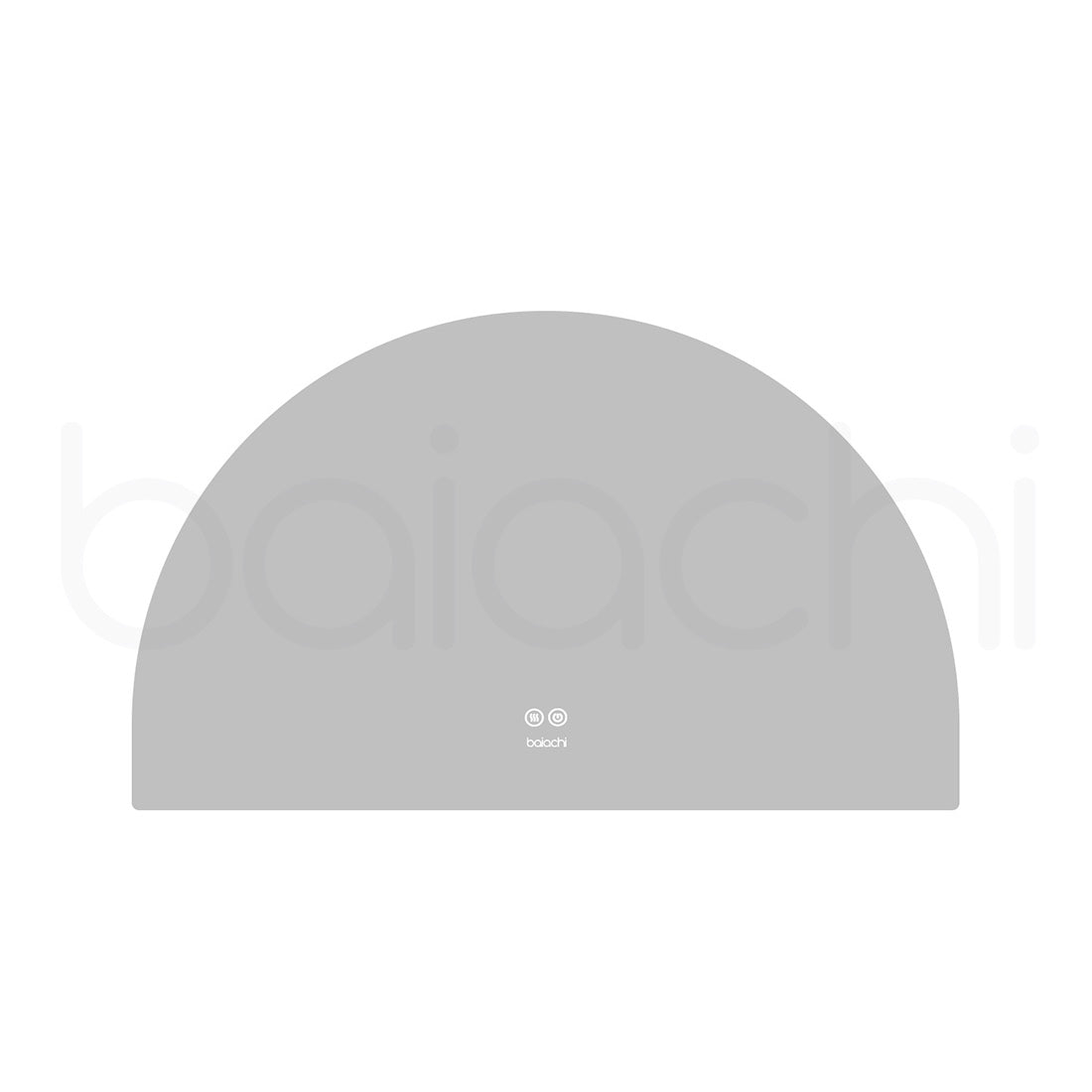 Baiachi LED Halfmoon 1500mmx900mm Backlit Anti-Fog Mirror