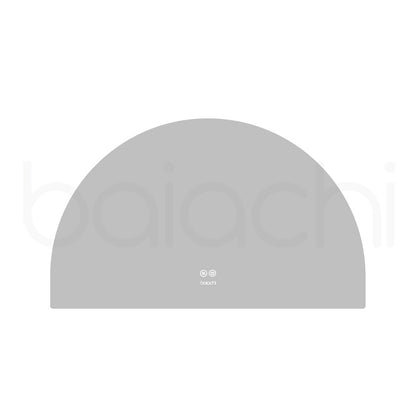 Baiachi LED Halfmoon 1500mmx900mm Backlit Anti-Fog Mirror