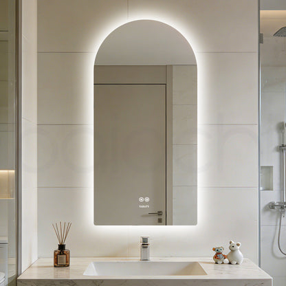 Baiachi LED ARCH 450mmx900mm Backlit Anti-Fog Mirror