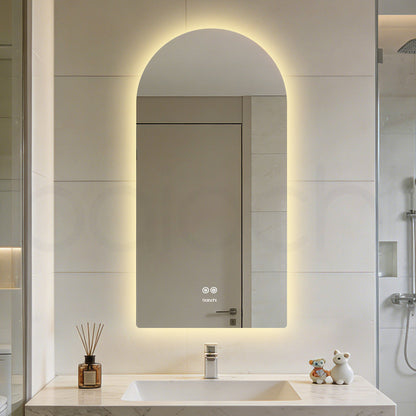 Baiachi LED ARCH 450mmx900mm Backlit Anti-Fog Mirror