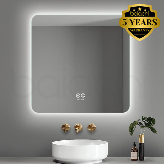Baiachi LED Square 750x750mm Backlit Anti-Fog Mirror