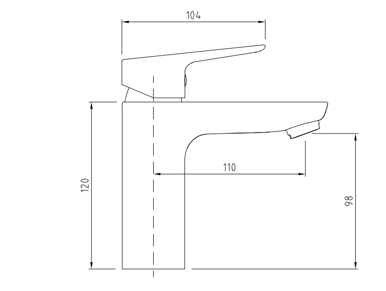 Baiachi Ruby Basin Mixer Chrome