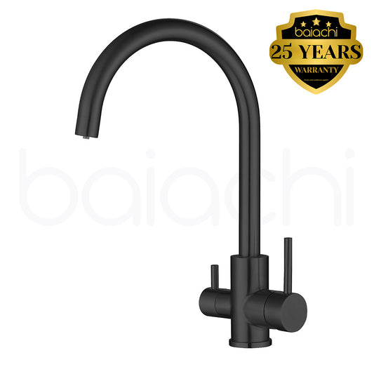 Baiachi Moreton Slimline 3-Way Filter Sink Mixer Matte Black