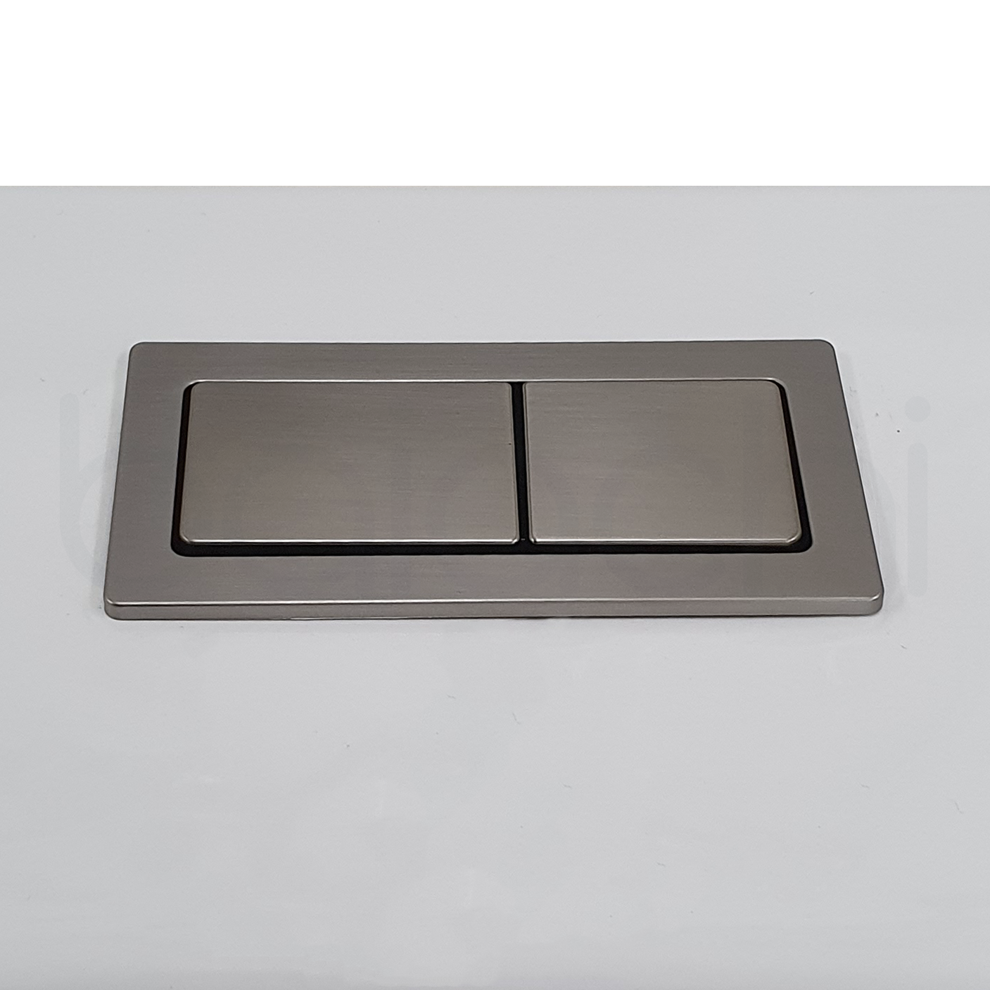 Baiachi Toilet Suite Cistern Lid Flushing Buttons Brushed Nickel