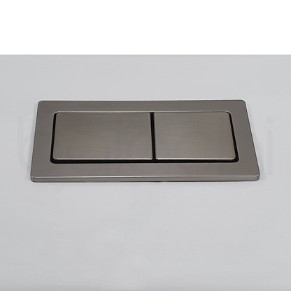 Baiachi Toilet Suite Cistern Lid Flushing Buttons Brushed Nickel