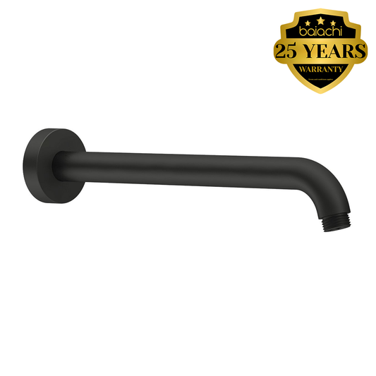 Moreton Round Wall Shower Arm Matte Black