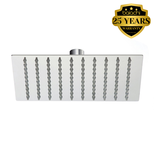 Mackenzie Square Stainless Steel Shower Head 200mm Chrome