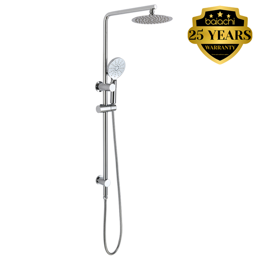 Moreton Round Multi Function Shower Rail Chrome