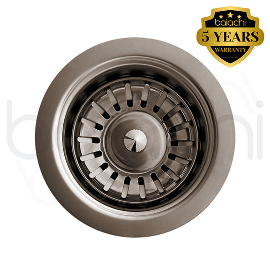 Baiachi Stainless Steel Basket Kitchen Sink Waste 50mm Antique Bronze