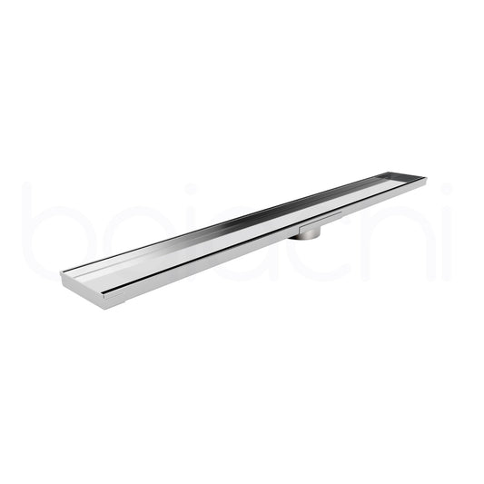 150-600mm Linear Tile Insert Adjustable Floor Waste Stainless Steel