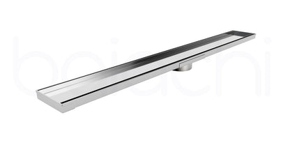 150-600mm Linear Tile Insert Adjustable Floor Waste Stainless Steel