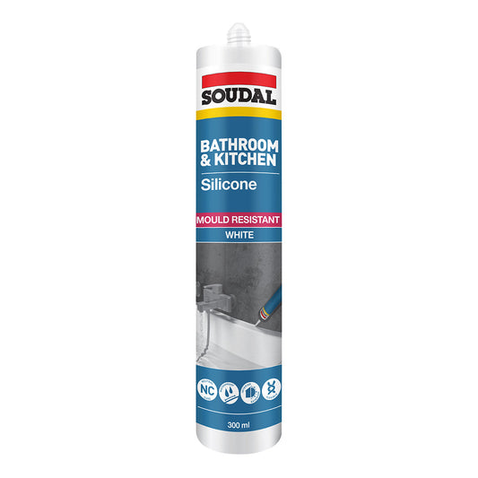 Bathroom & Kitchen Silicone White 300ml