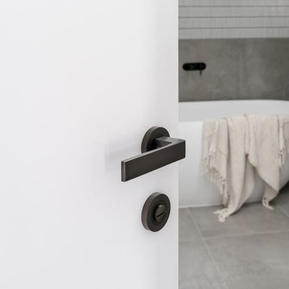 Zanda Boston Privacy Set Graphite Nickel