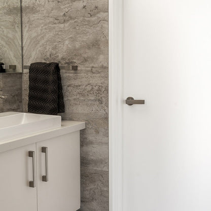Zanda Boston Privacy Set Brushed Nickel