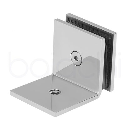 Frameless Shower Screen 1000x1000mm Square Chrome