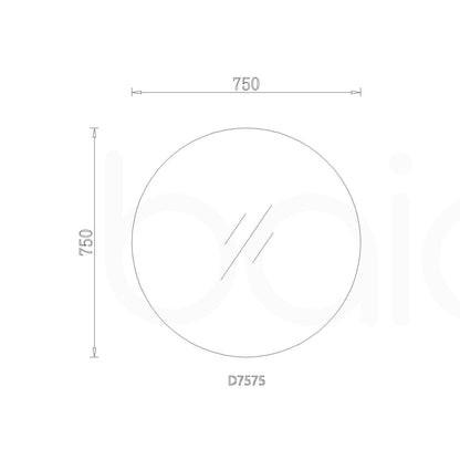 POLISH EDGE CIRCLE MIRROR