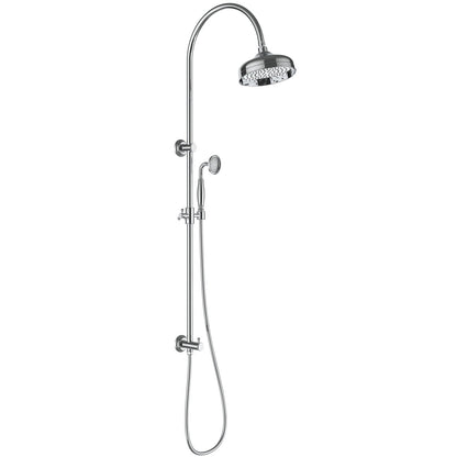 Ikon Clasico Round Multi Function Shower Combo Chrome