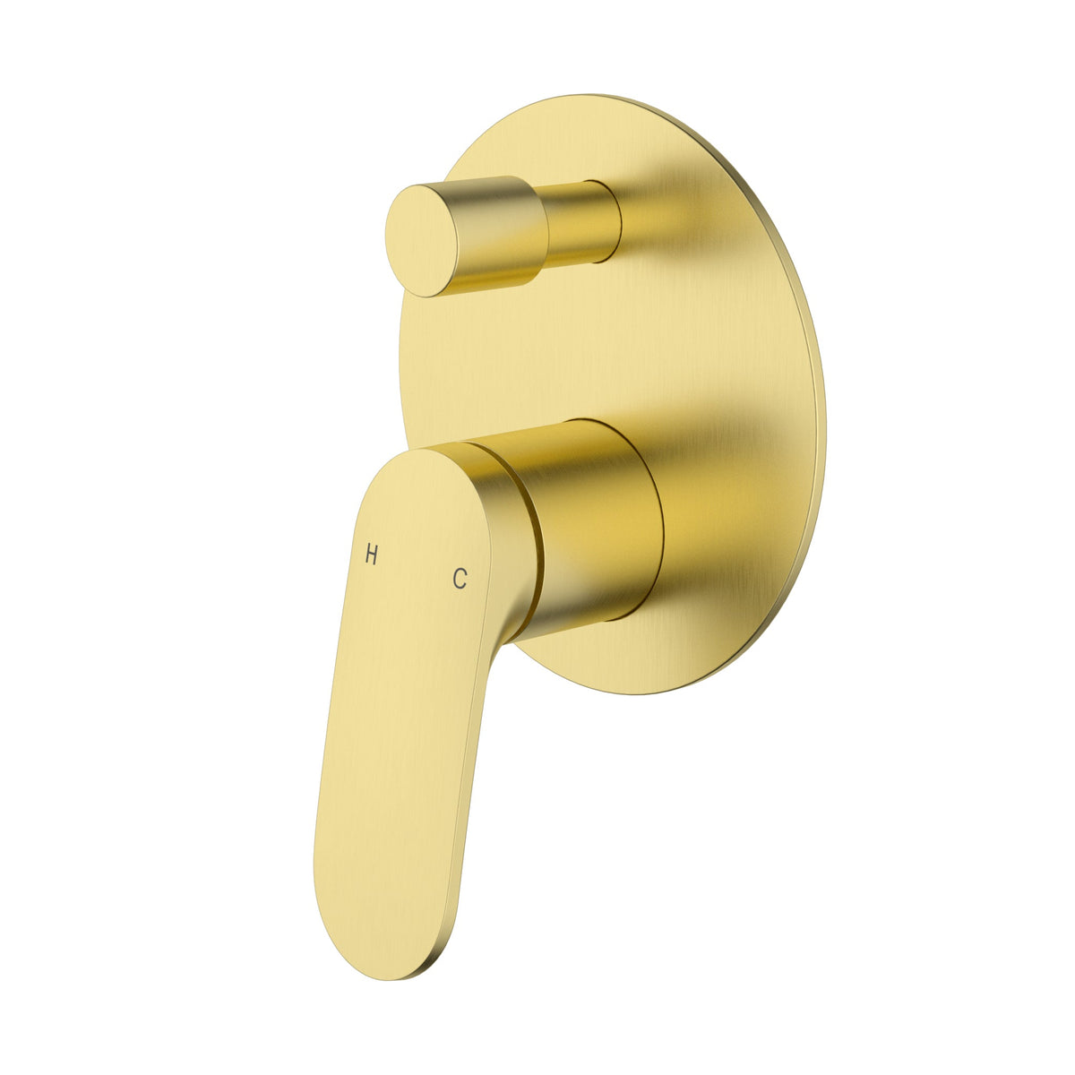 Sulu II Wall Mixer With Diverter Brushed Gold